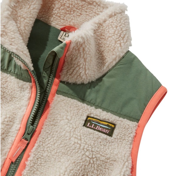 NWT LL Bean Women's Bean's Sherpa Fleece Vest XL - Picture 2 of 7